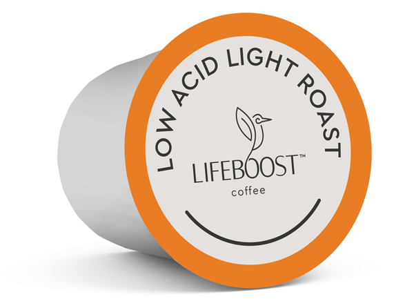 Lifeboost Light Roast coffee pod