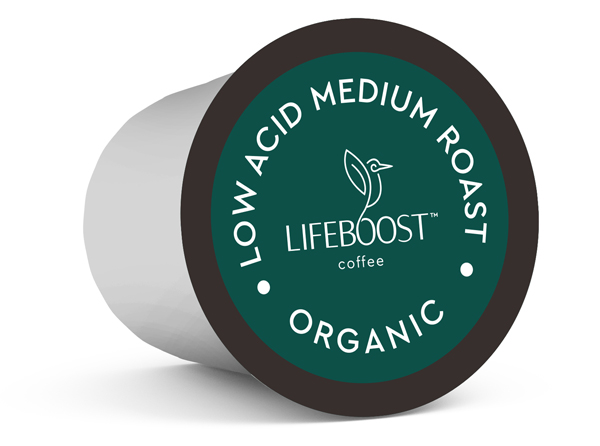Lifeboost Medium Roast coffee pod