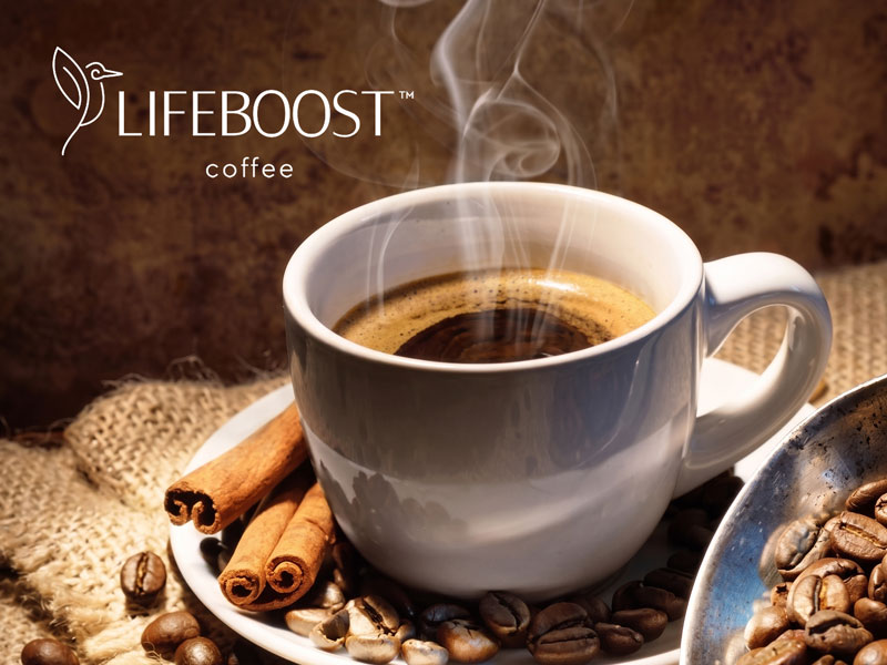 A daily cup of clean Lifeboost coffee